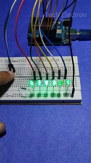 DIY Arduino Projects | LED Chaser || #shorts