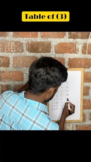 Easy way to Learn Table of 3/Multiplication Table of 4/Short Trick#shorts#shortsfeed#trending