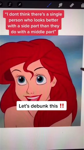Ariel's Middle Part Hair - Yay or Nay?