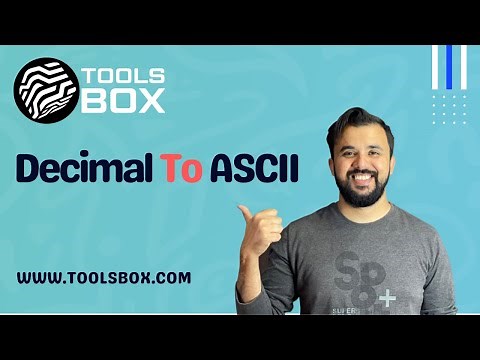 How To Convert Decimal To ASCII | WWW.TOOLSBOX.COM