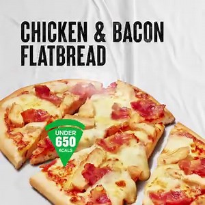 Good things come in threes.😉 Choose from three fabulous flatbread flavours, all for under 650kcal each. Order up! 😍 | Pizza Hut