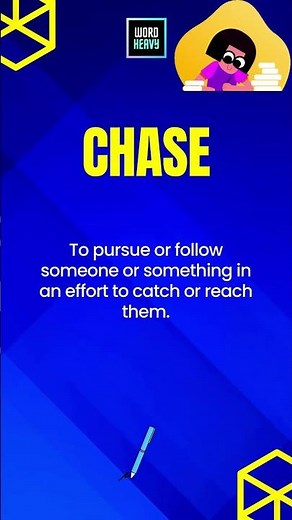 Chase Meaning And Example | English Words And Meanings #vocabulary #Chase #wordheavy