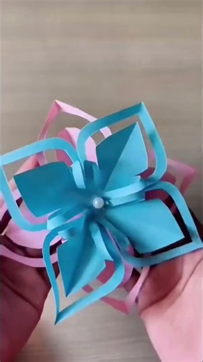 DIY 3D Origami Room Decor Tutorial ✨ Easy Paper Craft Idea