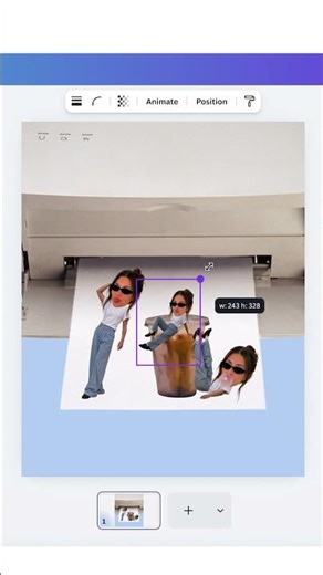 Didn’t know Canva could do this?! (Copy machine video effect)