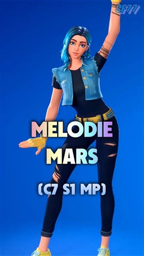 포트나이트 '멜로디 마스' 스킨 리뷰('MELODIE MARS' Fortnite skin 4K Showcase)(フォートナイ 'メロディ・マーズ')