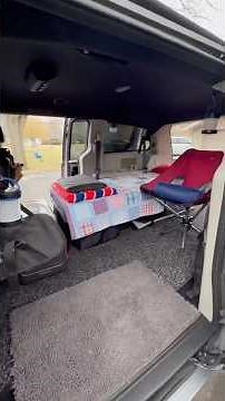 Basic No-Build Van Camper Setup In My 2019 Dodge Grand Caravan #diycamper #vanlife #camperbuild