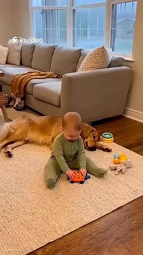 65K views · 12K reactions | pets saving babies life ❤️ #pets #dog #baby | loveonly.ai | Facebook