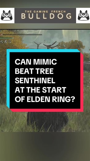 Mimic vs Tree Sentinel. Same weapons, different instincts. Who actually fights better—the copy or the original? #EldenRing #MimicTear #TreeSentinel