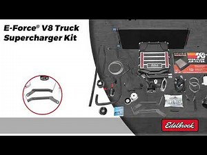 Edelbrock E-Force Supercharger Kit for GM Gen VI 5.3L/6.2L 2019-2021 V8 Truck Engines