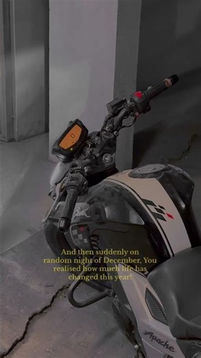 2025 ends here! #31december #nightcore #nightvibes #bikelife #tvs #2025