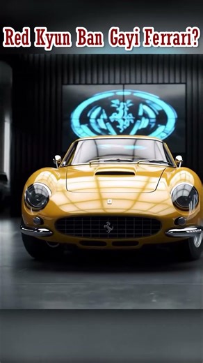 Ferrari's Real Color Revealed 😱 #carfacts #ferrari #shorts