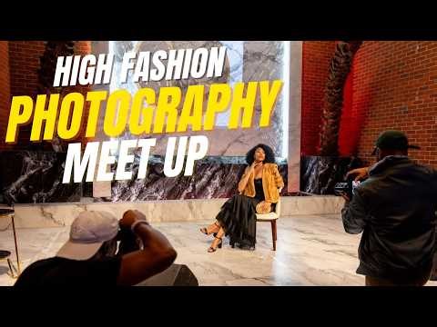We Hosted a High Fashion Photoshoot Meetup! (Sac Fashion Week BTS)