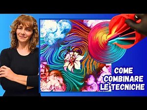83. Come nasce una composizione astratta con le tecniche di Fluid Art