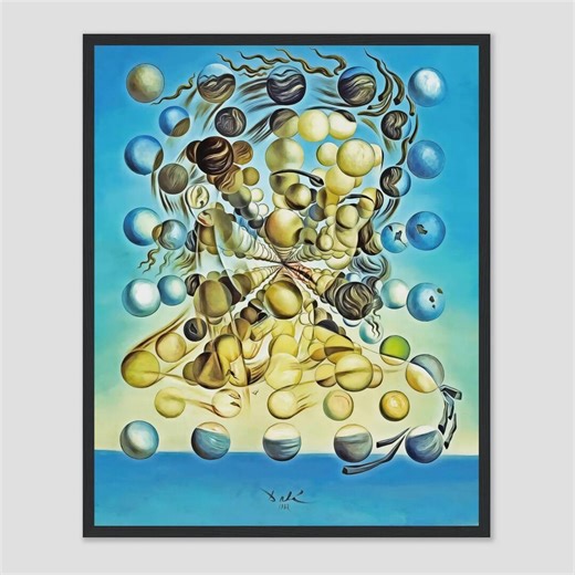 Salvador Dali Galatea of the Spheres - Digital Print, Surrealist Art Poster - Etsy