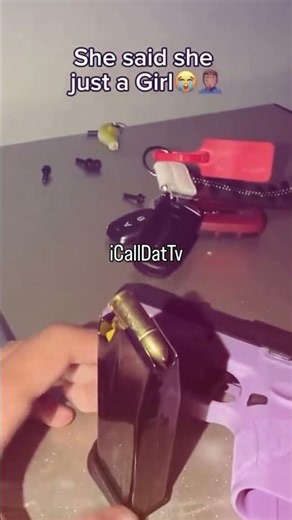 Just A Girl 🤦🏾‍♂️ #gun #safety #clip #bullet #fyp