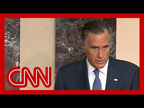 Mitt Romney says he'll vote to convict Trump