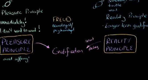 Freud - Death drive, reality principle, and pleasure principle