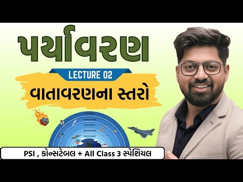 Environment 02 : વાતાવરણના સ્તરો અને આવરણો | Layers of the Atmosphere | Paryavaran