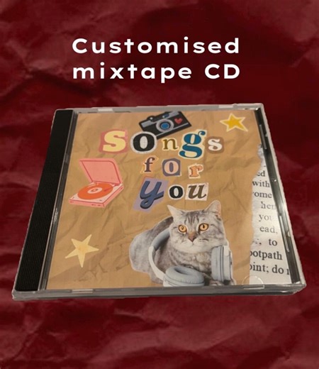 Custom Mixtape CD With Photo Print & Spotify QR Code - Etsy
