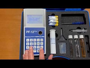 Fotómetro PF-12 Plus para Análisis de Agua