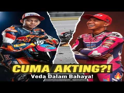 Sengaja Crash? Strategi 'Gila' Hakim Danish Untuk Hancurkan Veda Ega di Buriram!