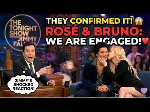 "WE ARE ENGAGED!" Rosé & Bruno Mars Confirm Relationship & New Album on Jimmy Fallon! 😱💍