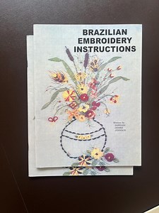 Brazilian Embroidery Instructions by Barbara Demke Johnson | Mint Condition Vintage 1980s Embroidery Book| Great Gift - Etsy Canada