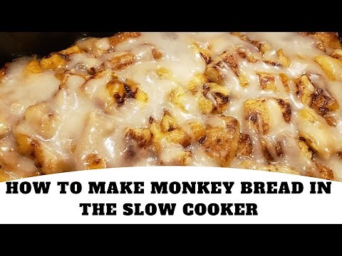 REVEALING THE MONKEY BREAD IN THE SLOW COOKER