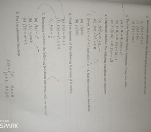 Determine whether the following functions are one-to-one:   (a... | Filo
