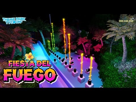 Firework Show "Fiesta del Fuego" | Theme Park Tycoon 2