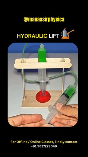 Pressure applied, motion achieved #physics #science #physicsexperiment #fun #funwithphysics