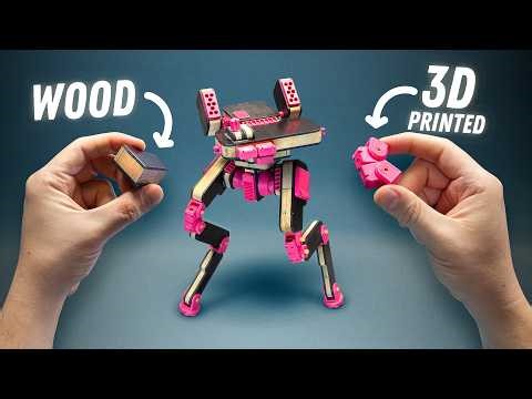 Building a Robot with two VERY different techniques!