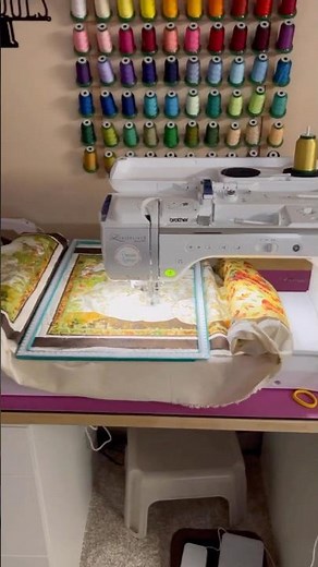 Quilting with your embroidery machine #beginnermachineembroidery #sewing #quilting