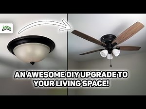 Zero-Wobble Ceiling Fan Install (Brace Bar Method)