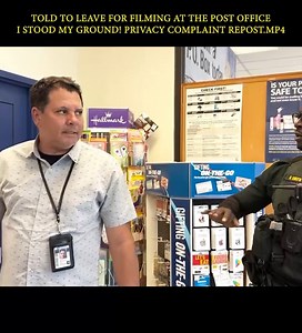 74K views · 2.3K reactions | Told to Leave for Filming at the Post Office — I Stood My Ground! PRIVACY COMPLAINT REPOST | Cop Cam 24/7 | Facebook