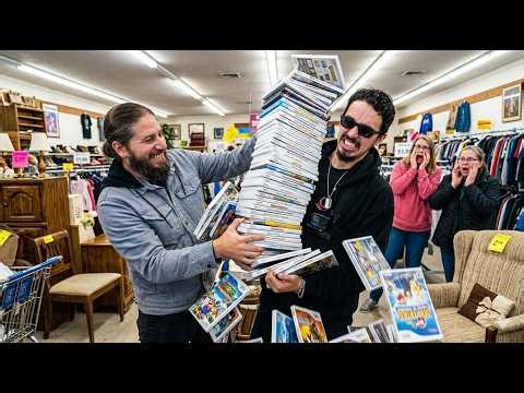 Thrift Store Retro Game Hunting… We Found Games for UNDER $1!