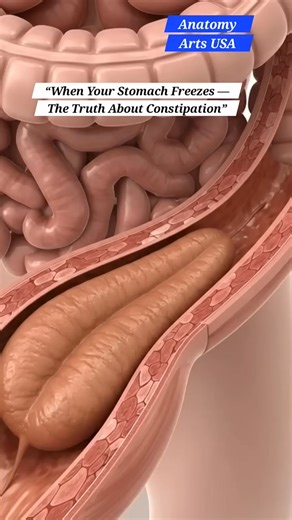 When Your Stomach Freezes | The Truth About Constipation | Gut Health | Anatomy Arts USA #constipation | Anatomy Arts