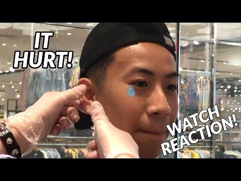 GOT MY EARS PIERCED! Does it hurt?