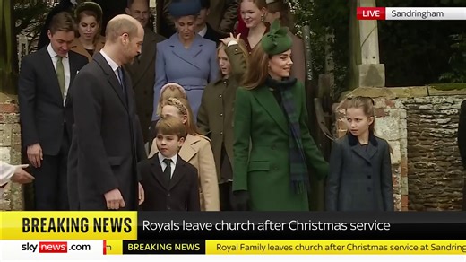 552K views · 5.2K reactions | BREAKING: Royal Family leave the Christmas service at St Mary Magdalene Church in Sandringham. Follow live updates: https://trib.al/BkIFYG3 | Sky News | Facebook