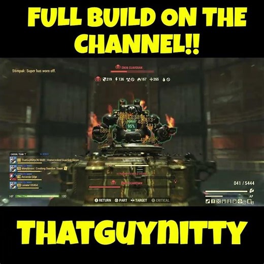 10K Damage Elders Mark (Ghoul) #fallout #fallout76