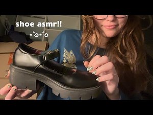 genuinely goated shoe asmr!! (•̀ᴗ•́) (tapping, scratching, no talking)