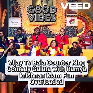 Vijay TV’s Bala, the ultimate counter king, delivers hilarious comedy and brings non-stop fun! Vera level happy moments with Bala's comedy galata, turning every segment into a stress buster. Judge Ramya Krishnan Mam’s reactions made it even more memorable! 😂✨ #VijayTV #BalaComedy #RamyaKrishnan #FunTimes #StressBuster | Current breaking news and people's everyday requirements.