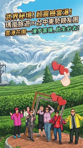 東勢親友團在「武界」玩瘋了！雲瀑、茶園、歡笑聲...這趟兩天一夜也太療癒！🥰😘😍