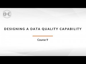 Course "Designing a Data Quality Capability"