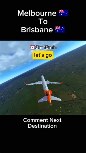 Melbourne🇦🇺 to Brisbane🇦🇺 Flight ✈️ | Best Takeoff & Landing Views #shortsfeed #shorts #viral #plane