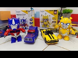 Unboxing Mainan Transformers Optimus Prime & Bumblebee
