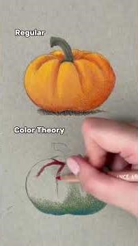 How To Color Pumpkin #colortheory #coloring #coloredpencil Artane