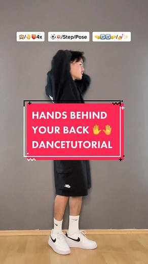 Hands Behind Your Back Dance Tutorial