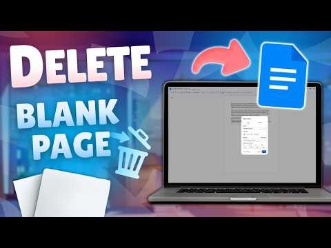 How to Delete a Blank Page in Google Docs