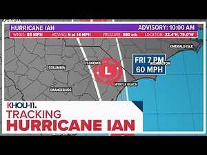 Tracking Hurricane Ian: Latest forecast track, models ahead of South Carolina coast landfall